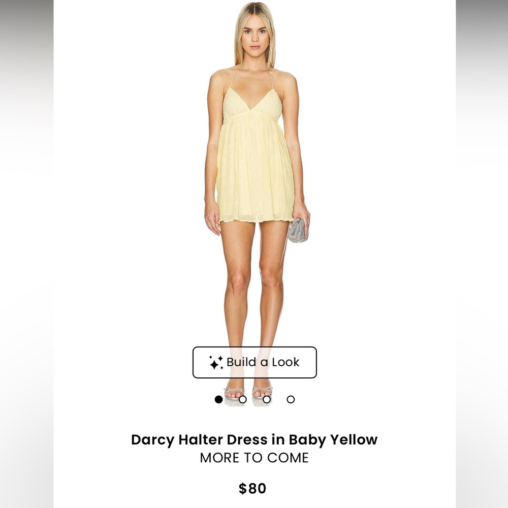 More to Come Baby Yellow Mini Dress